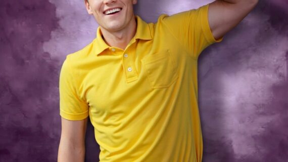 Camisa polo amarillam